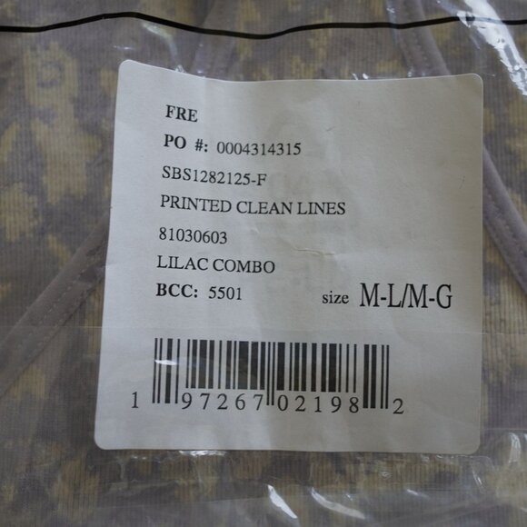 NWT Free People X Intimately FP Clean Lines Printed Bodysuit Sleeveless ribbed t - Picture 4 of 7